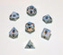 Crystal Caste 7 Piece RPG Set -Synthetic Opal Dwarven Stones - 16 mm