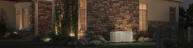 Kohler Liquid Cooled Standby Generator Installed at a Large Luxury Home