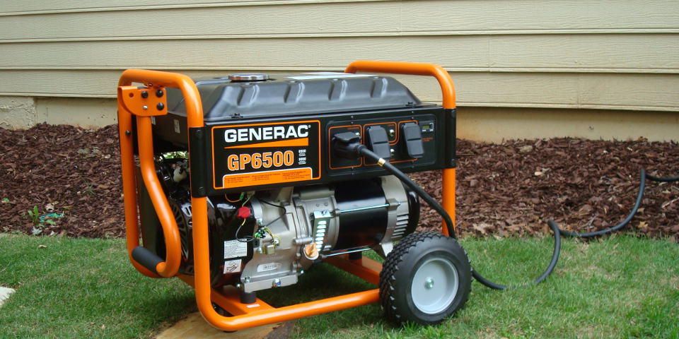 Generac GP 6500 Portable Generator Supplying Power During an Outage