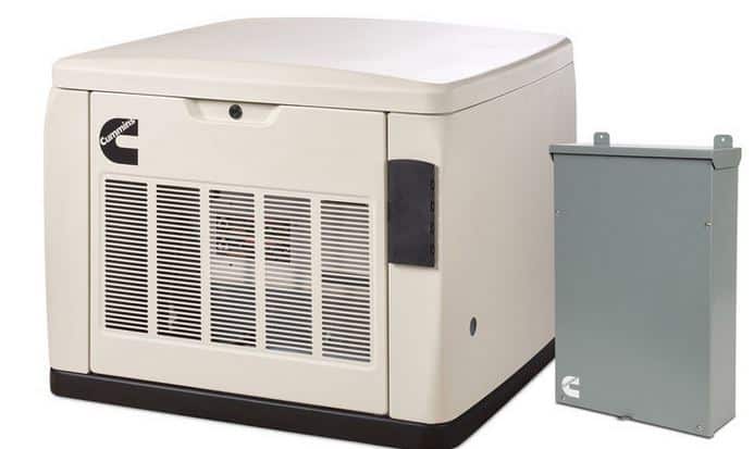 Cummins Power Generation Whole House Natural Gas Generator and 200-Amp SE-Rated ATS with Power Management Cummins Power Generation RS20AC Home Standby Generator Package with 200-Amp SE-Rated ATS