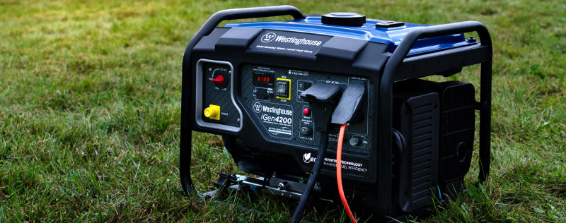 Westinghouse WH2200iXLT Powering an Angle Grinder on a Job Site