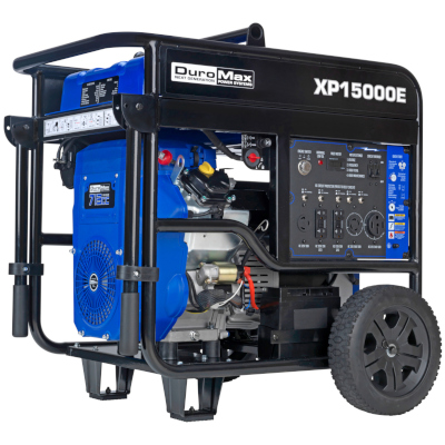Job Site Ready DuroMax 12000 Watt Generator Electric Start XP15000E