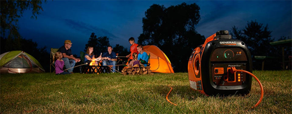 Generac Portable Inverter Generator for Family Camping and Recreation