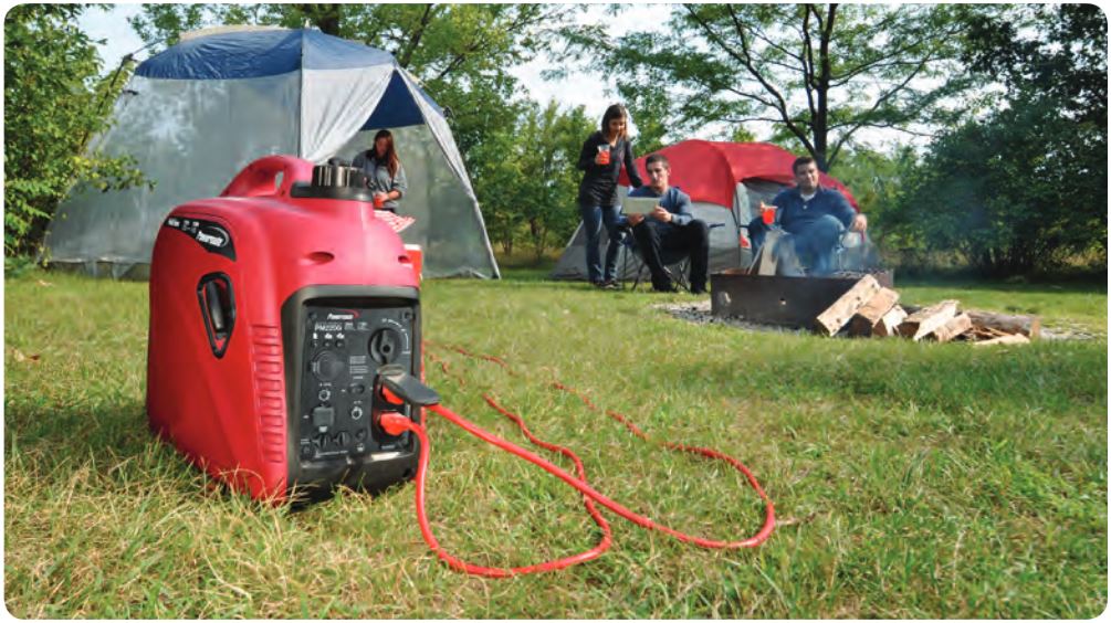 Camping with a Powermate Inverter Generator