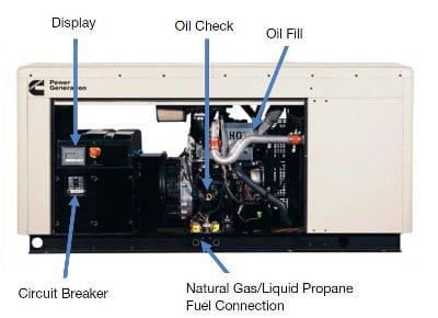 Cummins Power Generation Liquid Cooled Commercial Standby Generator