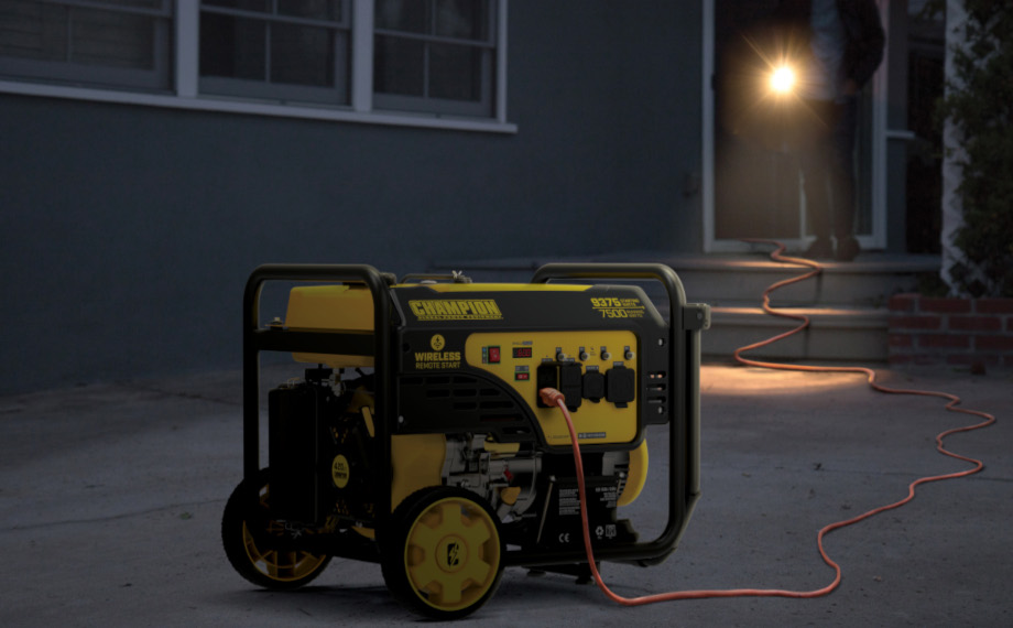 Portable Generator for House. Champion 7500 Watt Gasoline Generator