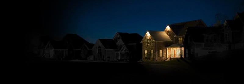 House Powered By Cummins Quiet Connect Home Backup Generator During and Outage