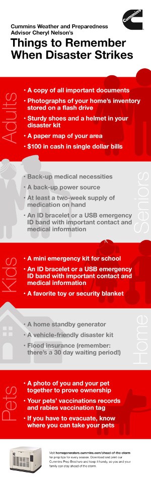 Disaster Preparation Tips from Cummins Power Generation