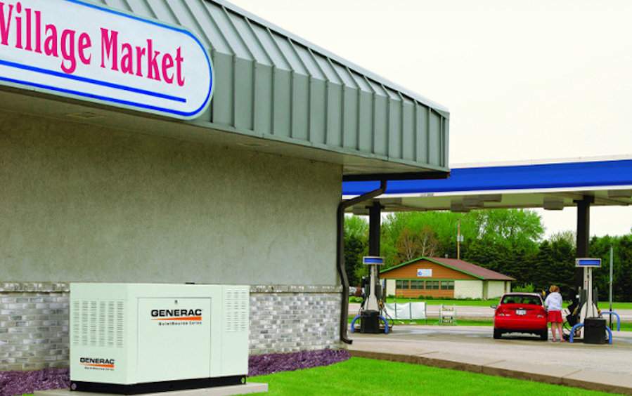 Generac Commercial Generator: Backup Power at a Convenience Store & Gas Station