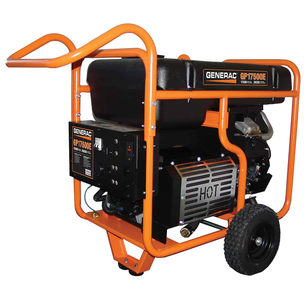 The GP17500E with Electric Start and 26,250 Watts of Starting Power Generac GP17500E Portable Generator