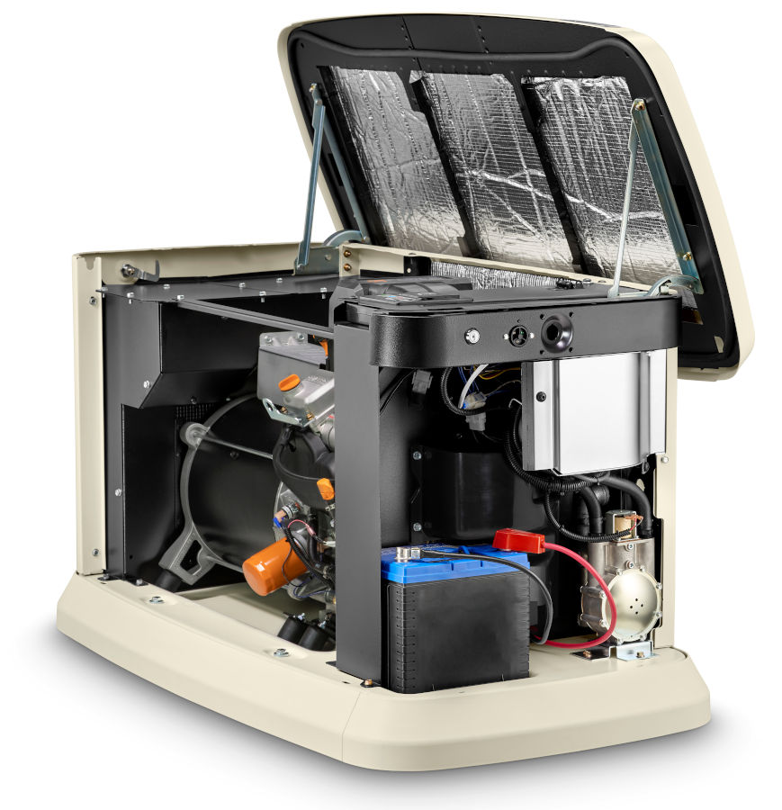The Generac 20kW to 24kW Air Cooled Guardian Standby Generator for Commercial and Residential Applications