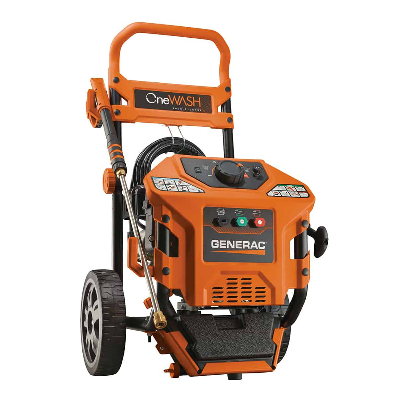 Generac One Wash 2000 to 3100 PSI Residential Power Washer 6602