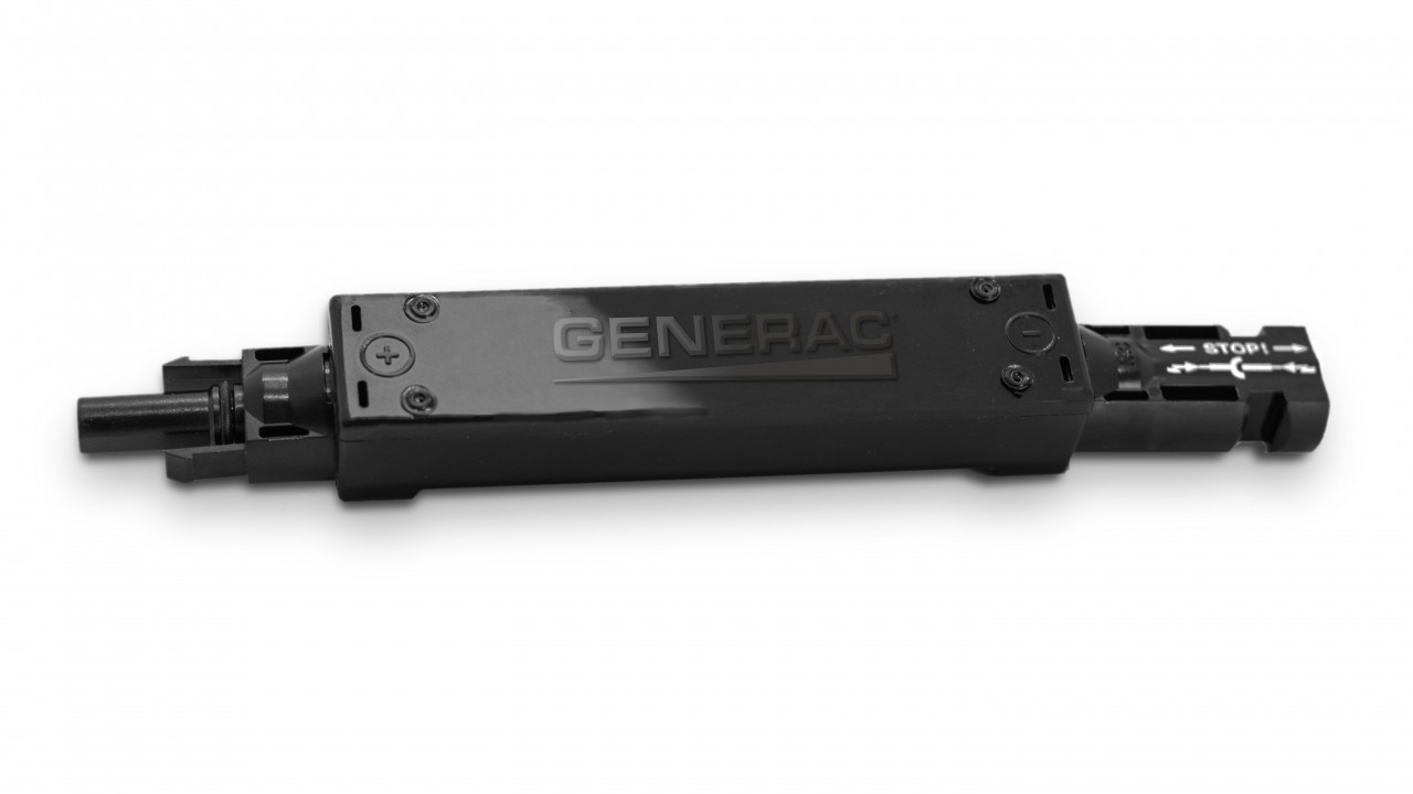 Generac SnapRs Rapid Shutdown Inline Disconnect Switch for Solar Panel Array Isolation RS802