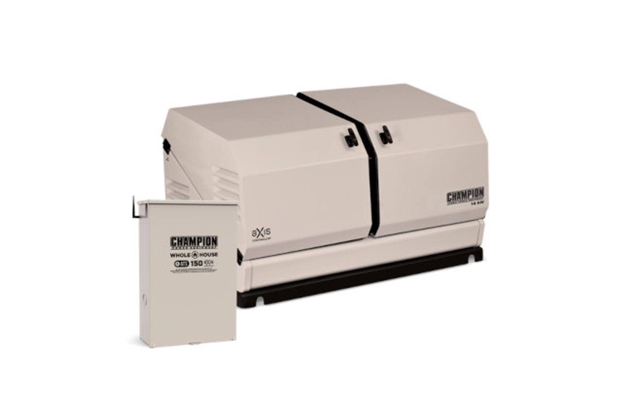Champion 14kW aXis Home Standby Generator with 150 Amp ATS