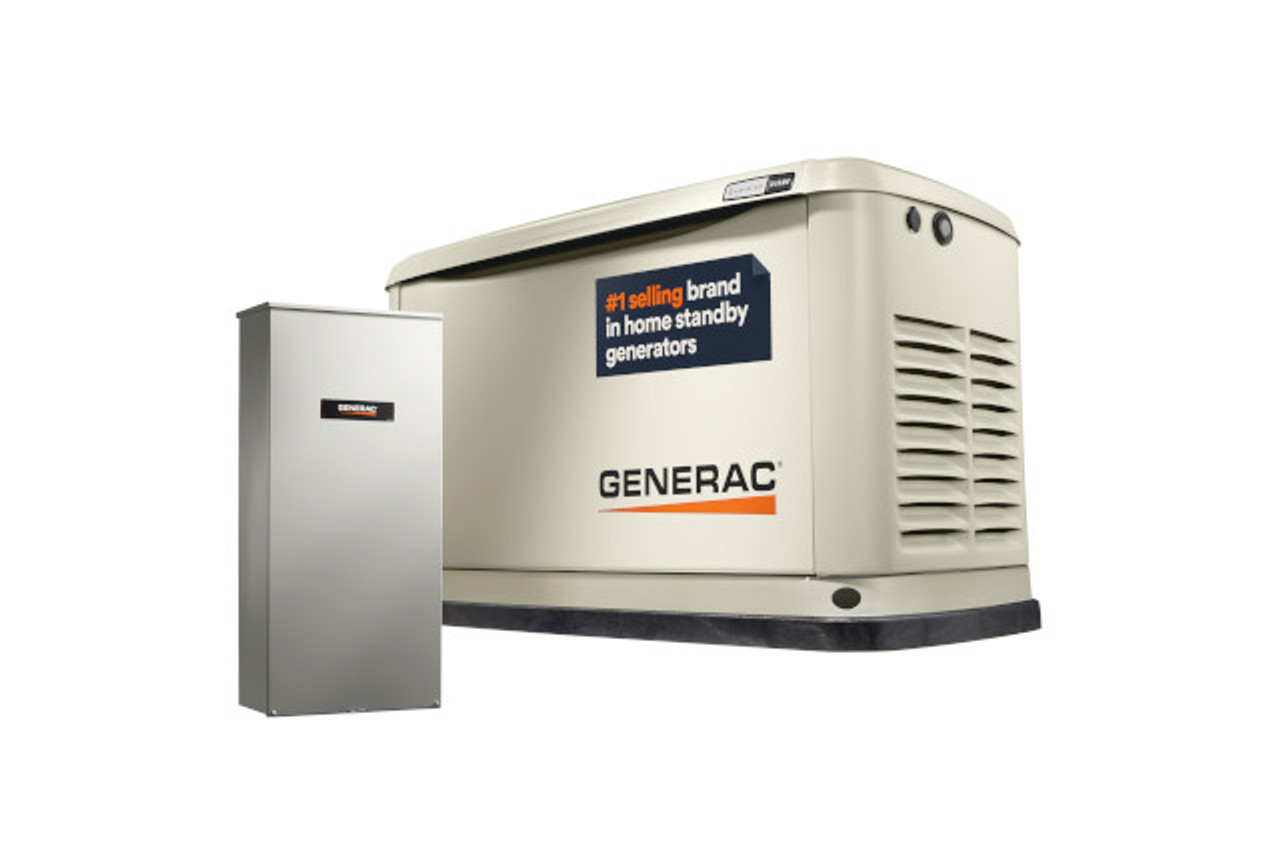 Generac 24kW Home Standby Generator + Automatic Transfer Switch
