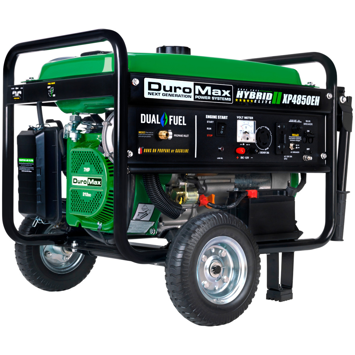 DuroMax XP4850EH Dual Fuel 4850 Watt Generator | Norwall