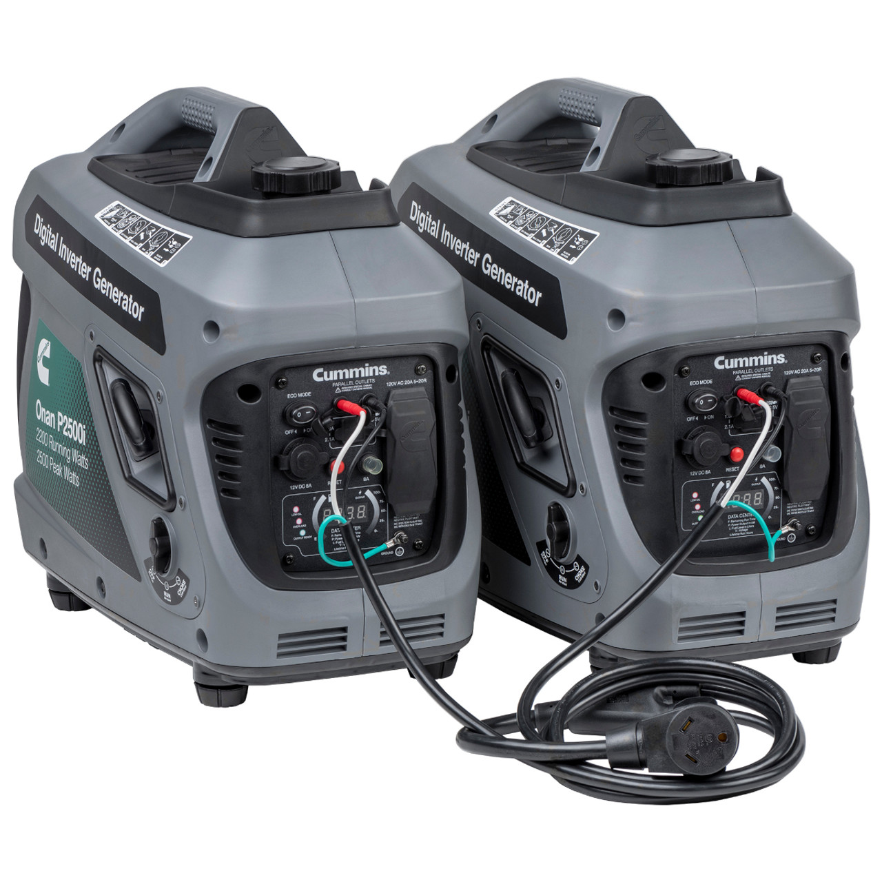 Cummins Onan P2500i Parallel Kit with TT-30R Receptacle Connecting Two P2500i Generators (generators not included)