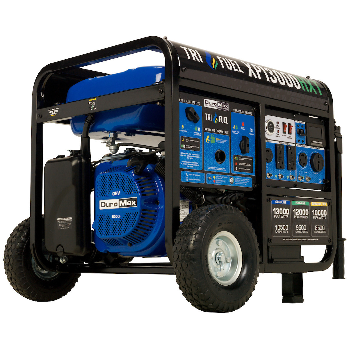 DuroMax XP13000HXT Tri Fuel CO Alert Generator | Norwall