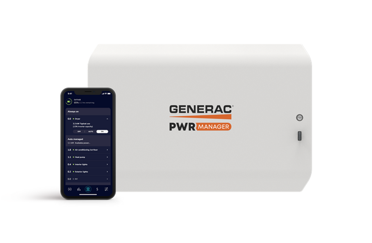 Generac PWRmanager for battery storage and solar + battery storage systems | G0080090