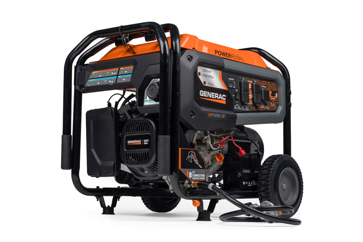 Generac 7500 Watt Generator Dual Fuel CO Sense | Norwall