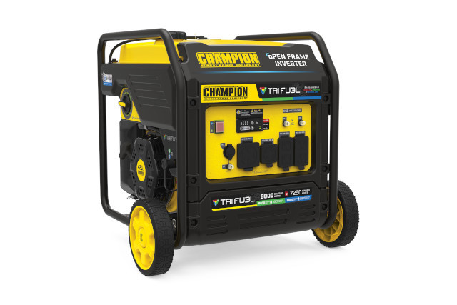 Champion 9000 Tri-Fuel Inverter Generator + CO Shield