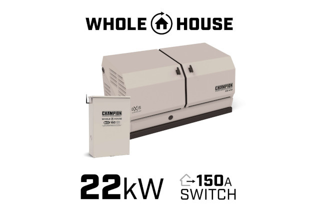 Champion 22kW Home Standby Generator + 150A ATS | Norwall