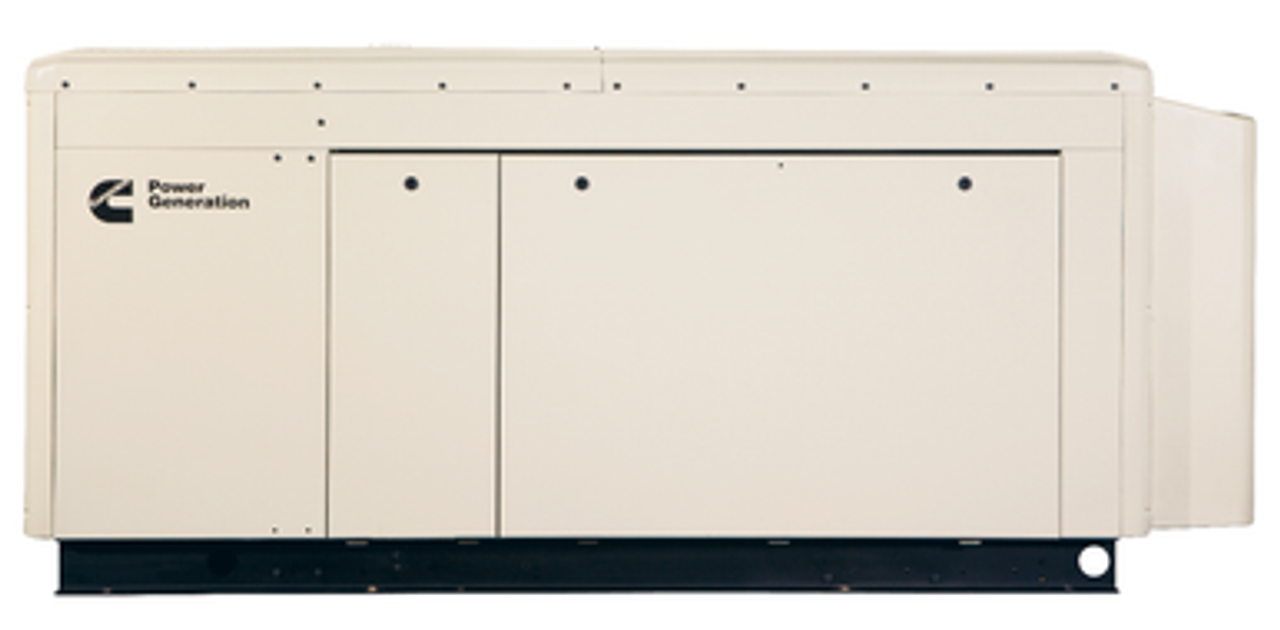 Cummins C100D6C 100kW Diesel Generator Preconfigured, No Fuel Tank, Sound Level 1 Enclosure, Sandstone Finish