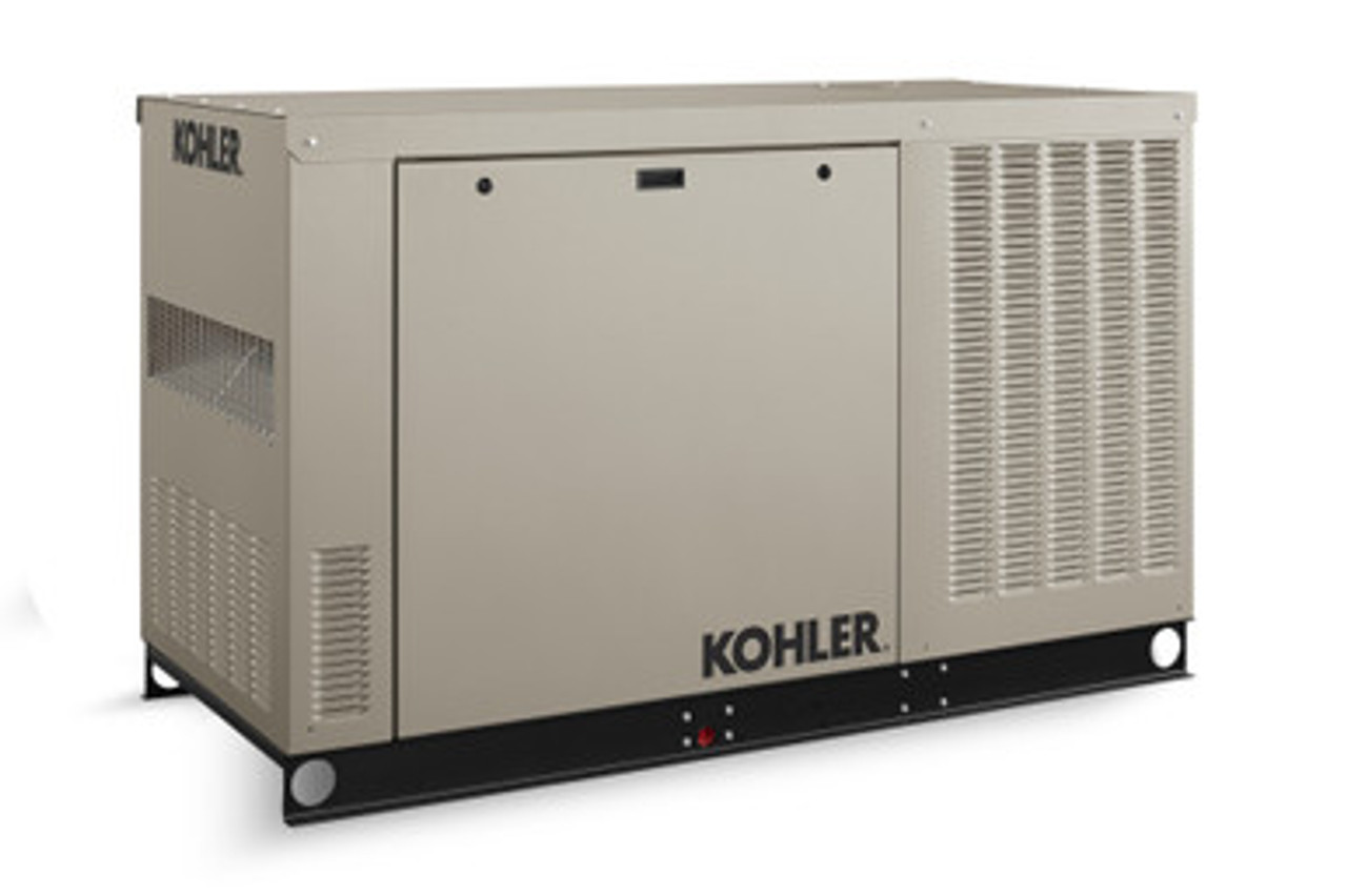 Kohler 24kW Generator with Liquid Cooled Engine, RDC2 Controller, and Exceptional Quality 3-Phase Power