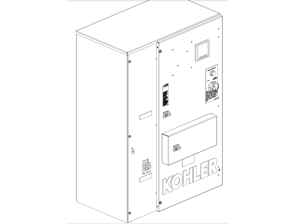 Kohler 400 Amp 120/240 Volt Single Phase Transfer Switch with Decision-Maker MPAC 1500 Controller