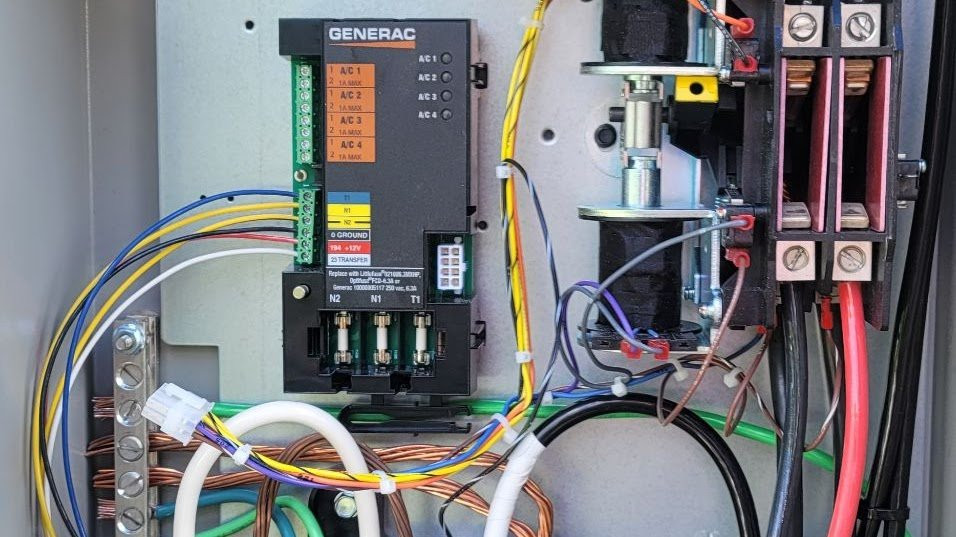 Diagrama de fiação do gerador Generac