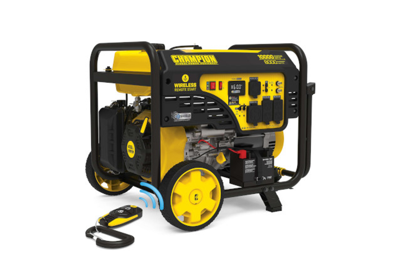 Champion 8000 Watt Generator with Remote Start and CO Shield
