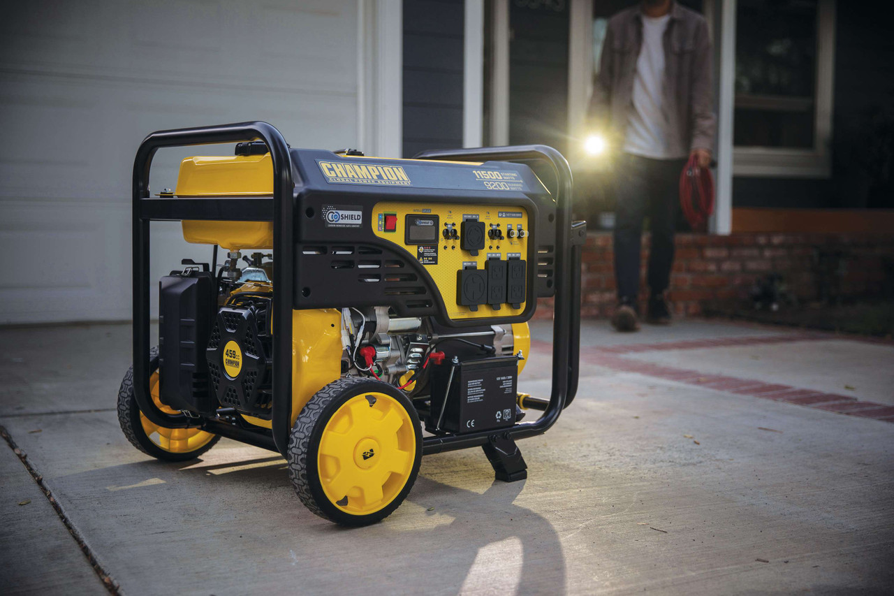 Home Backup During an Outage with the Champion 9200 Watt Generator