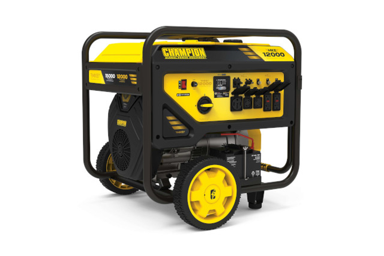 Electric Start Champion 12000 Watt Generator with CO Shield