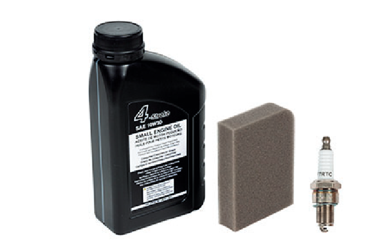 Cummins Onan P4500i Maintenance Kit with Engine Oil, Air Cleaner Element, and Spark Plug