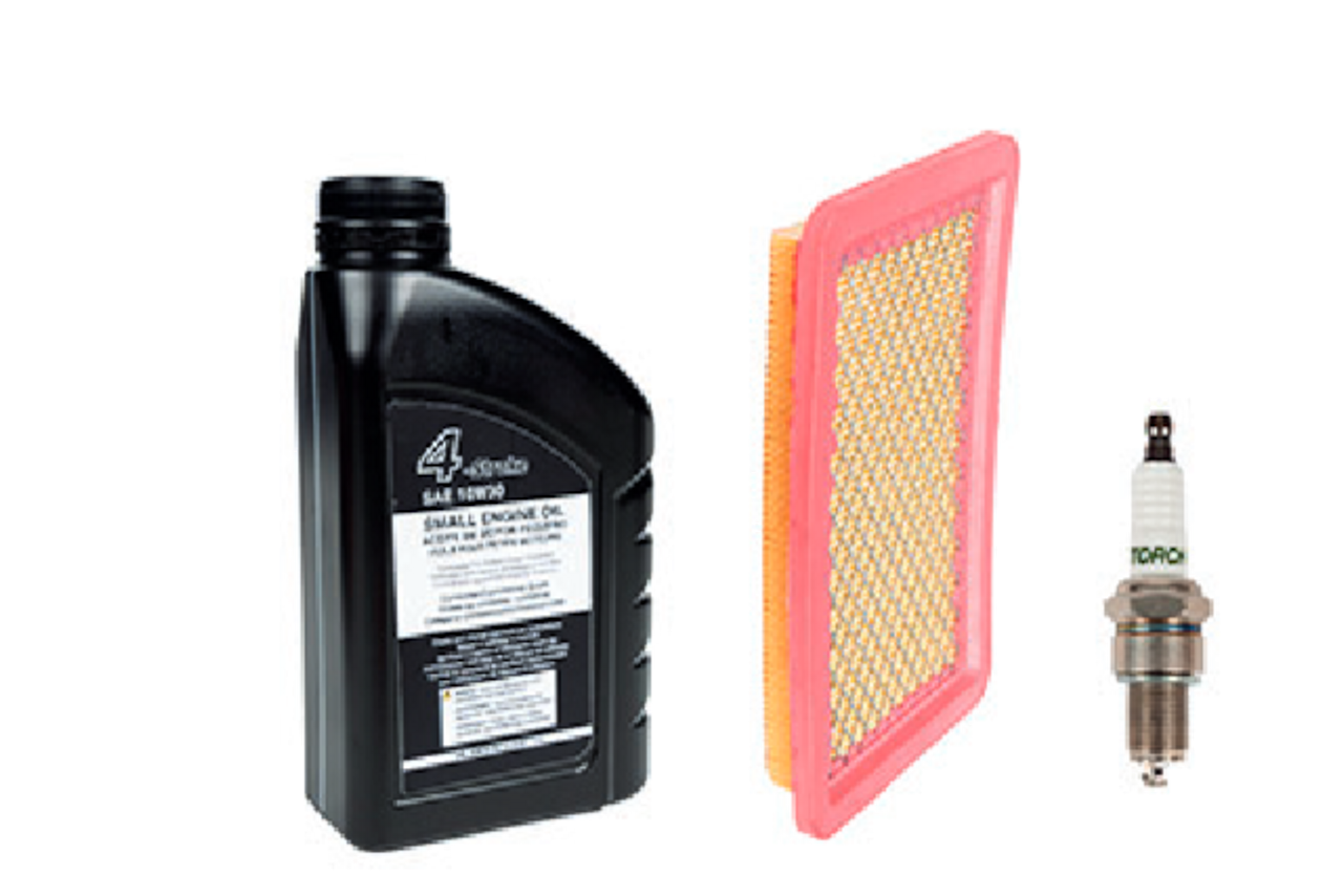 Cummins Onan P9500DF EFI Maintenance Kit with Engine Oil, Air Cleaner Element, and Spark Plug