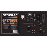 The GP17500E Generac Portable Generator starts and runs 5-ton air conditioning units and can provide power for up to 16 circuits.