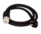 25 Foot 50 Amp Generator Cord with NEMA 1450 Male and Locking C6364 Female By Generac