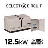 Champion 12.5kW Home Standby with 100-Amp 12-Circuit ATS - Annotated