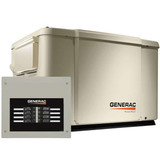 Generac PowerPact 7.5kW Standby Generator System + 50-Amp Transfer Switch—Backup Power for Essentials