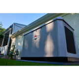 Briggs & Stratton 20kW Standby Generator PowerProtect Model 40676 Installed Outside a Home