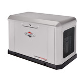 Right Front View Briggs & Stratton 20kW Standby Generator + Dual 200 Amp/Split 400 Amp Automatic Transfer Switch