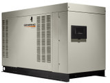 3-Phase 120/208-Volt Generac 48kW Generator RG04856GNAC Protector Series Natural Gas or LP Gas Propane Right Front View