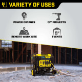 7000 Watt Generator for Power Outages - DIY Projects - Remote Work Sites - Power at Cabins - Events - Around Home