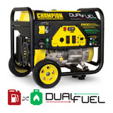 Dual Fuel Feature—Champion 5500 Watt RV Ready Portable Generator