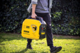 The lightweight Champion Dual Fuel 2500 Watt Inverter Generator weighs just 39 pounds—easy to carry wherever you need it.