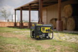 The Dual Fuel Portable Generator is great for remote locations without power.