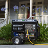 The Dual Fuel DuroMax XP10000EH for Home Backup during outages. 8000 Watt / 10000 Watt Generator