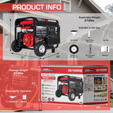 DuroStar 10000 Watt Generator DS10000E Product Information Sheet
