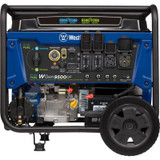 Westinghouse WGen9500DF Dual Fuel Generator Electric Remote Start Propane Gasoline 12500 Max Watts 9500 Running Watts