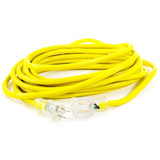 DuroMax 50 Foot Extension Cord with Bright Yellow Heavy Duty PVC Jacket